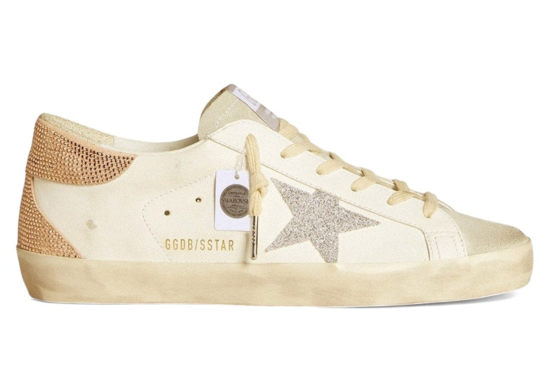 Golden Goose Super-Star Swarovski White Ice Crystal (Women's)