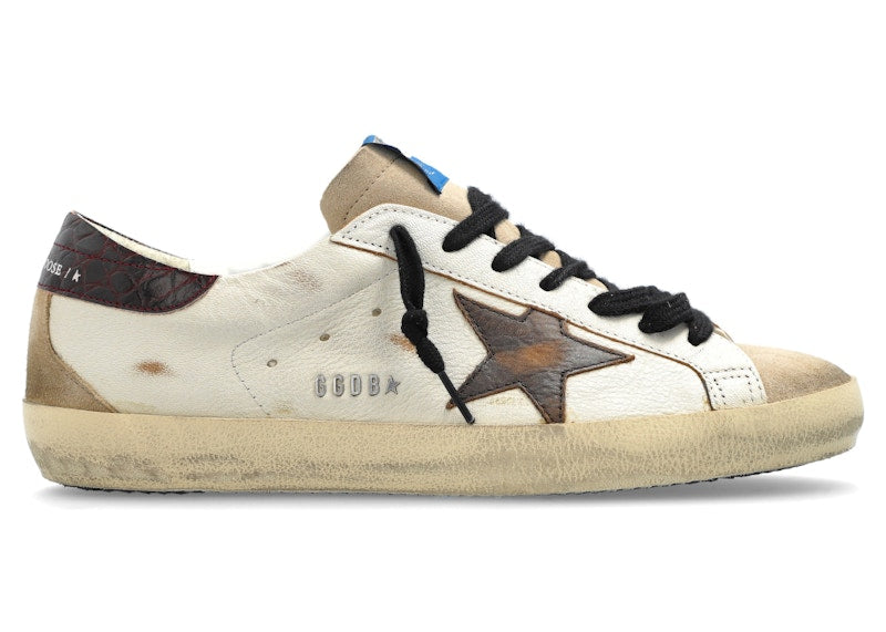 Golden Goose Super-Star White Beige Brown