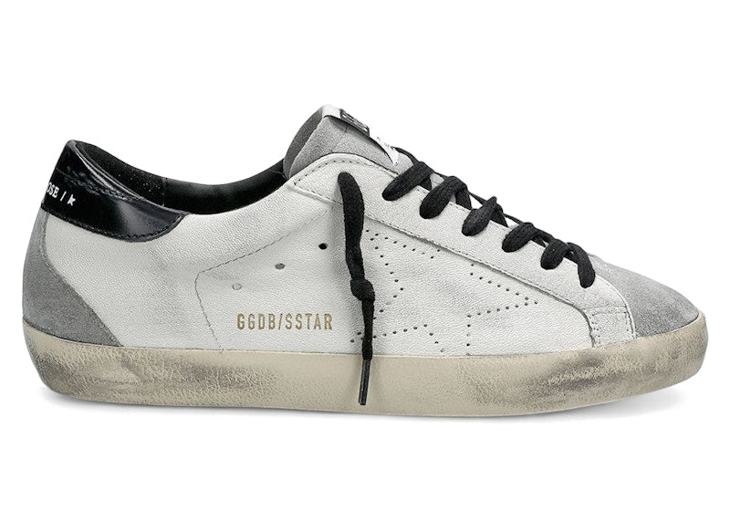 Golden Goose Super-Star White Grey Black