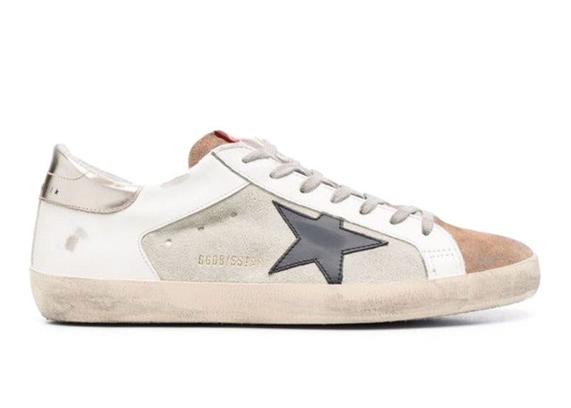 Golden Goose Super-Star White Silver Cream
