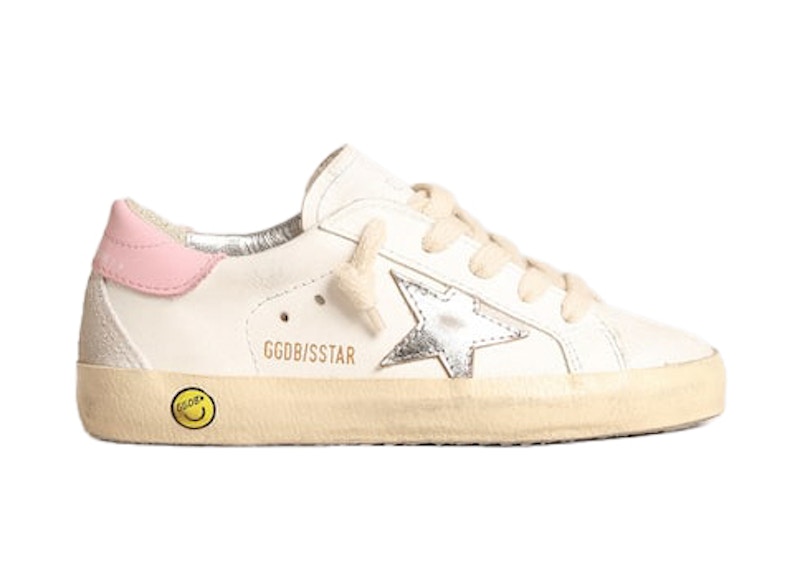 Golden Goose Super-Star White Silver Pink (Young)