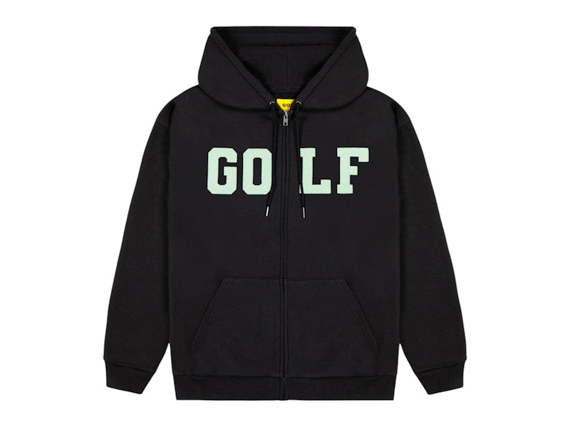 Golf Wang Tyler The Creator College Cord Zip Up Hoodie Black