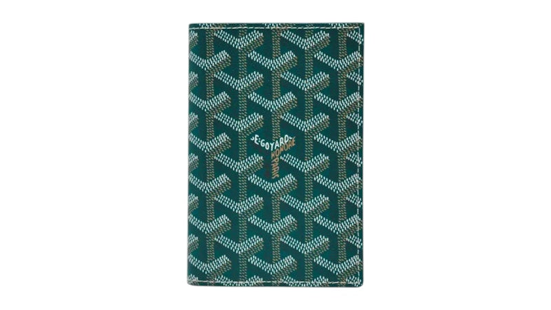 Goyard Grenelle Passport Cover Green