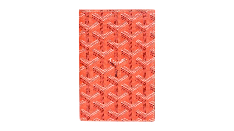 Goyard Grenelle Passport Cover Orange