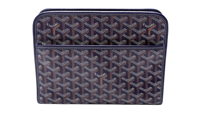 Goyard Jouvence Toiletry Bag PM Navy Blue