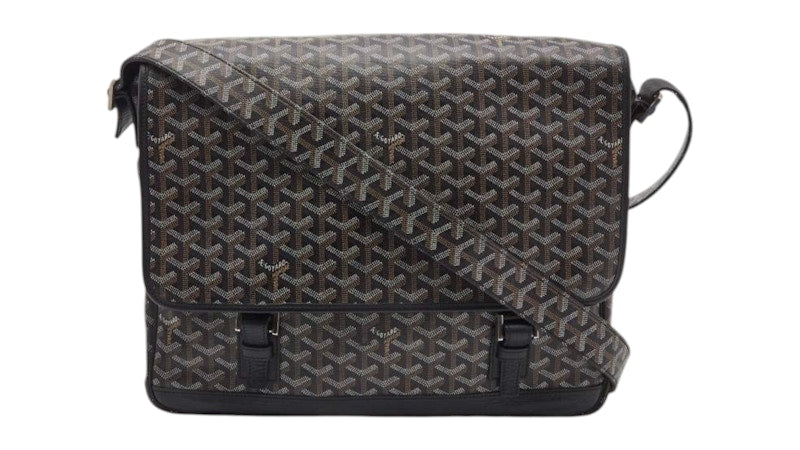 Goyard Grand Bleu Messenger Goyardine GM Black