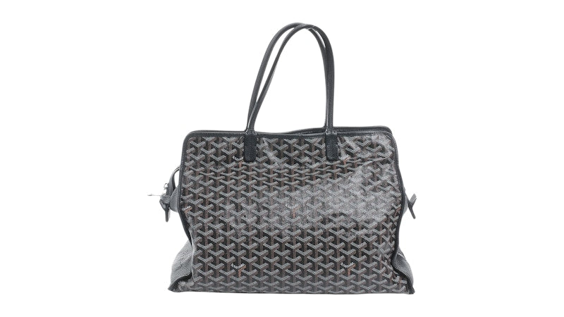 Goyard Sac Hardy Pet Carrier Goyardine PM Black