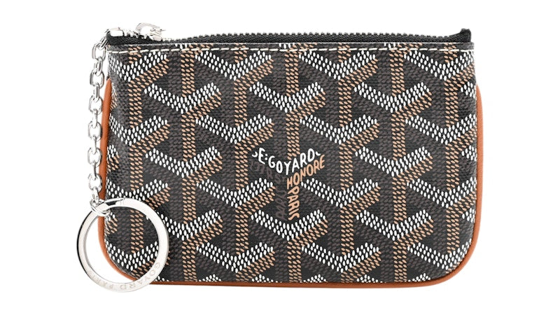 Goyard Sénat Nano Key Pouch Black/Tan