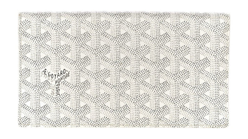 Goyard Richelieu Wallet Goyardine White