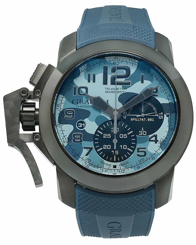 Graham Chronofighter Oversize Black Arrow 2CCAU.U02B