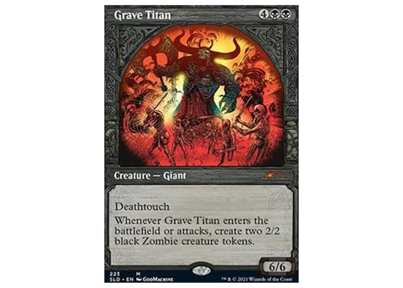 Grave Titan (Foil) Magic: The Gathering TCG Secret Lair Mythic #223 (Ungraded)
