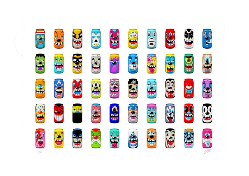 Greg Mike Mad Cans Series 1 (Signed, Edition of 300)