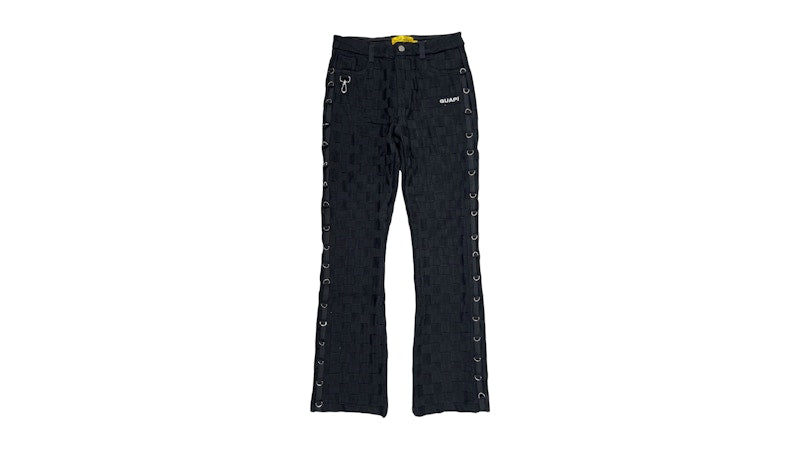 Guapi Obsidian Black Braided Pant Black