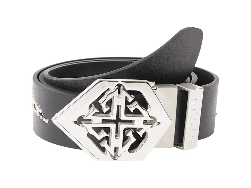 Guapi Silver Emblem Belt Silver