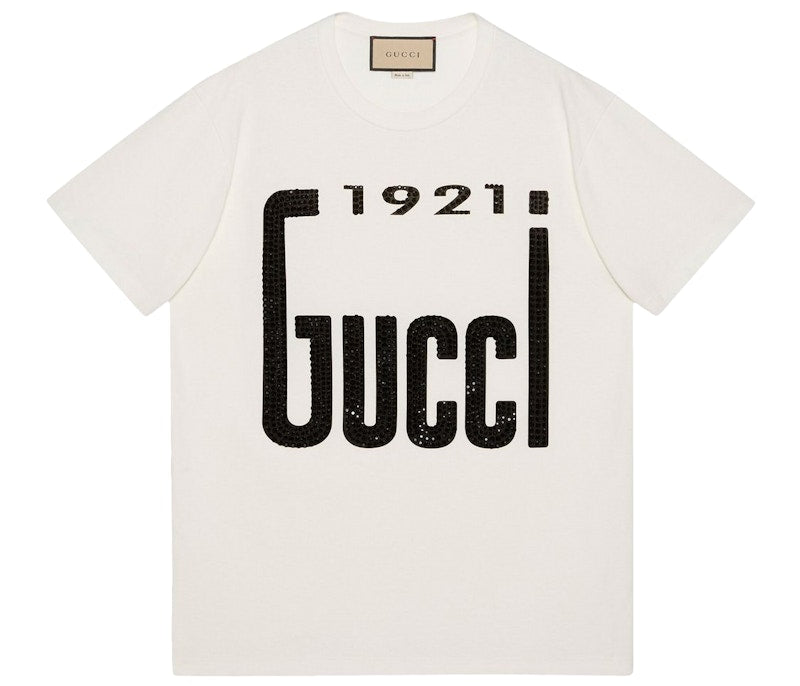 Gucci 1921 Crytsal T-shirt White