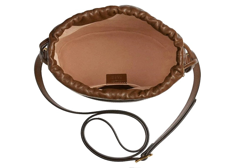 Gucci 1955 Horsebit Bucket Bag Small Brown