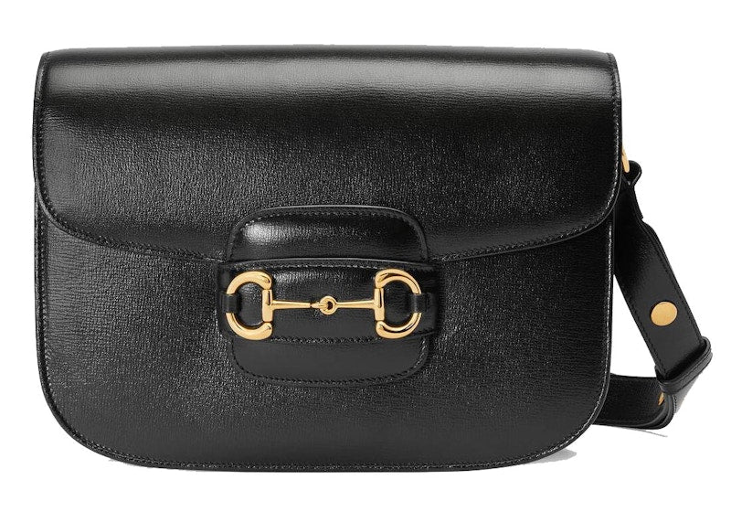 Gucci 1955 Horsebit Shoulder Bag Black