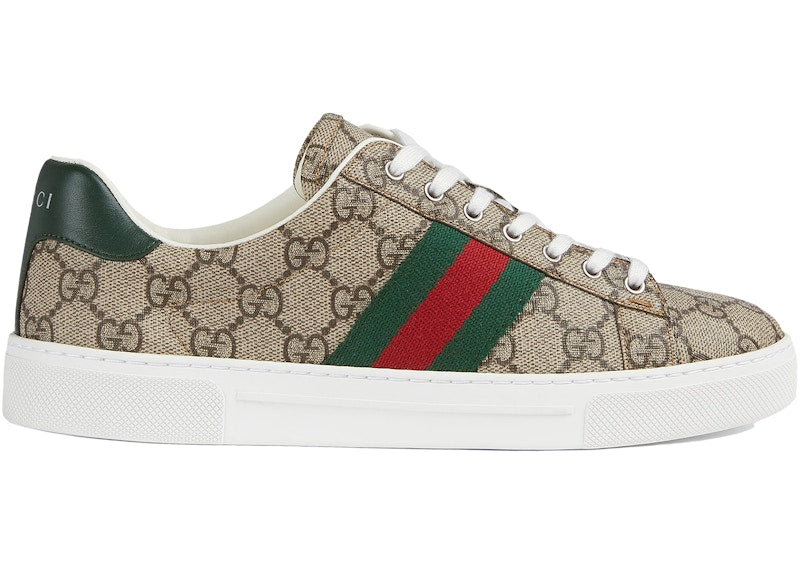 Gucci Ace GG Crystal Canvas Web Beige (Women's)
