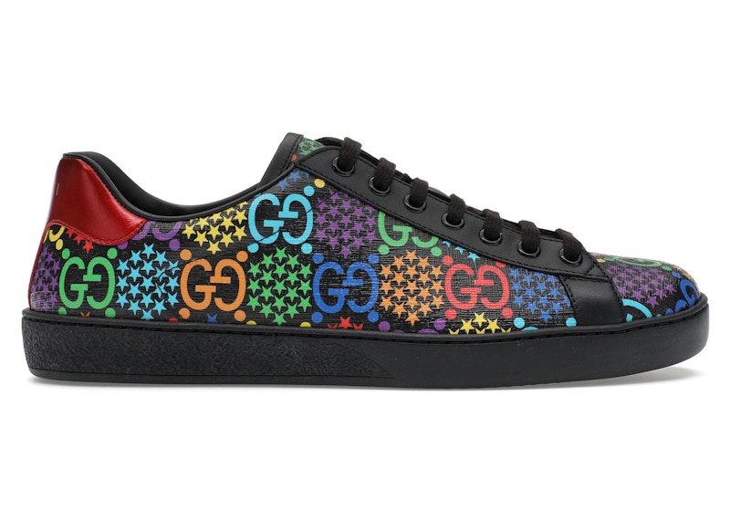Gucci Ace GG Supreme Low Psychedelic Black (Women's)