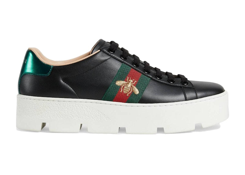 Gucci Ace Platform Black