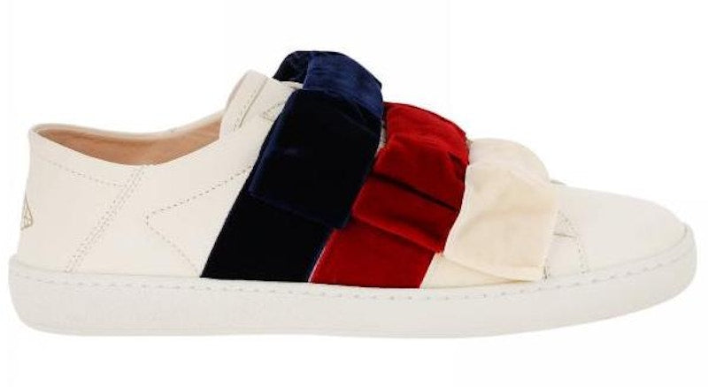 Gucci Ace Velvet Bow (Women's)