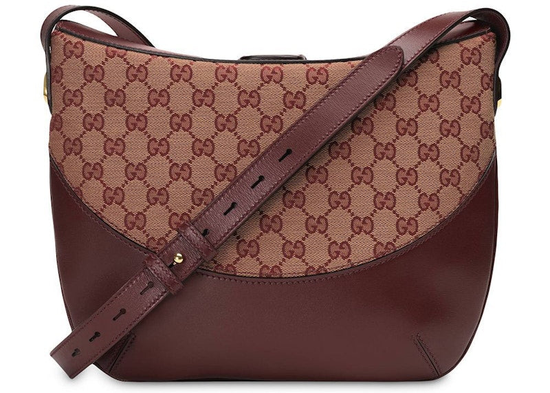 Gucci Arli GG Shoulder Bag Medium Burgundy