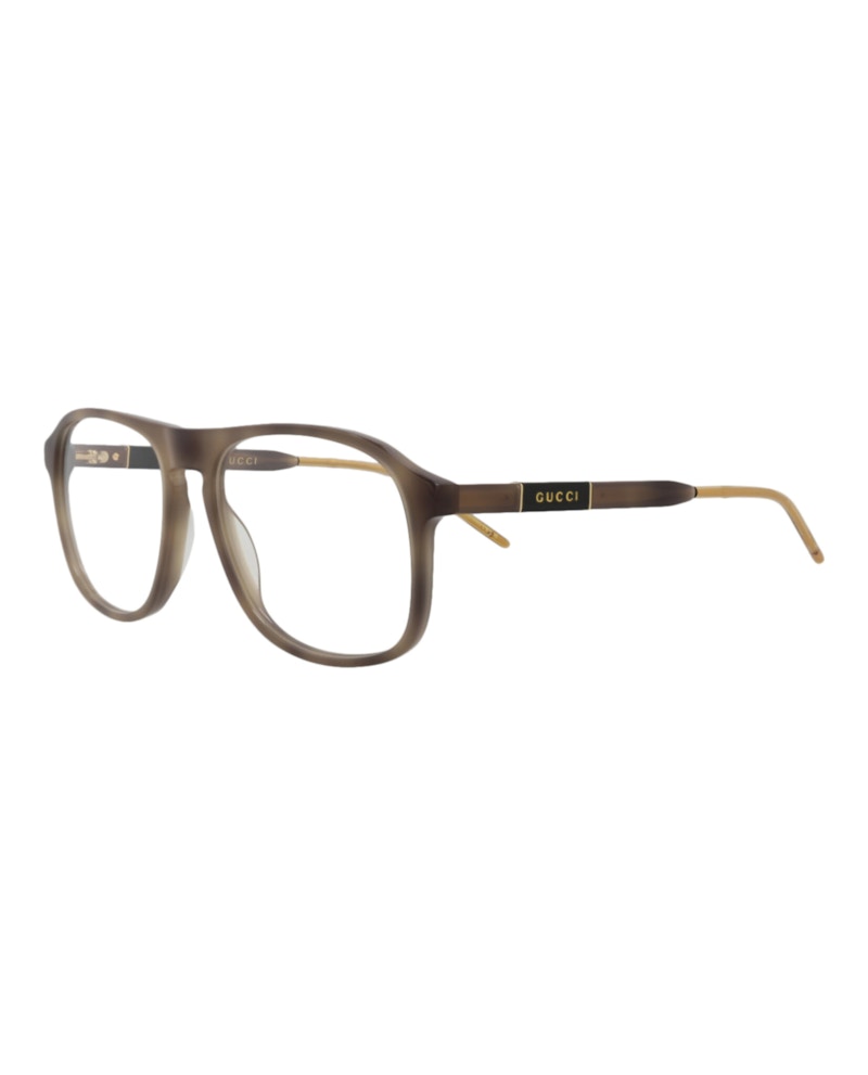 Gucci Aviator-Frame Acetate Optical Frames Havana Havana Transparent (GG0844O-30009528-003)