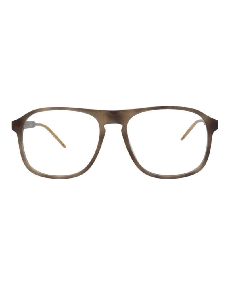 Gucci Aviator-Frame Acetate Optical Frames Havana Havana Transparent (GG0844O-30009528-003)