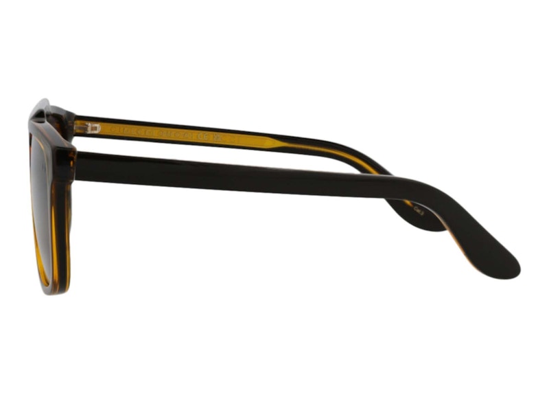 Gucci Aviator Frame Acetate Sunglasses Black/Grey (GG1039S-30011707-001-00011)
