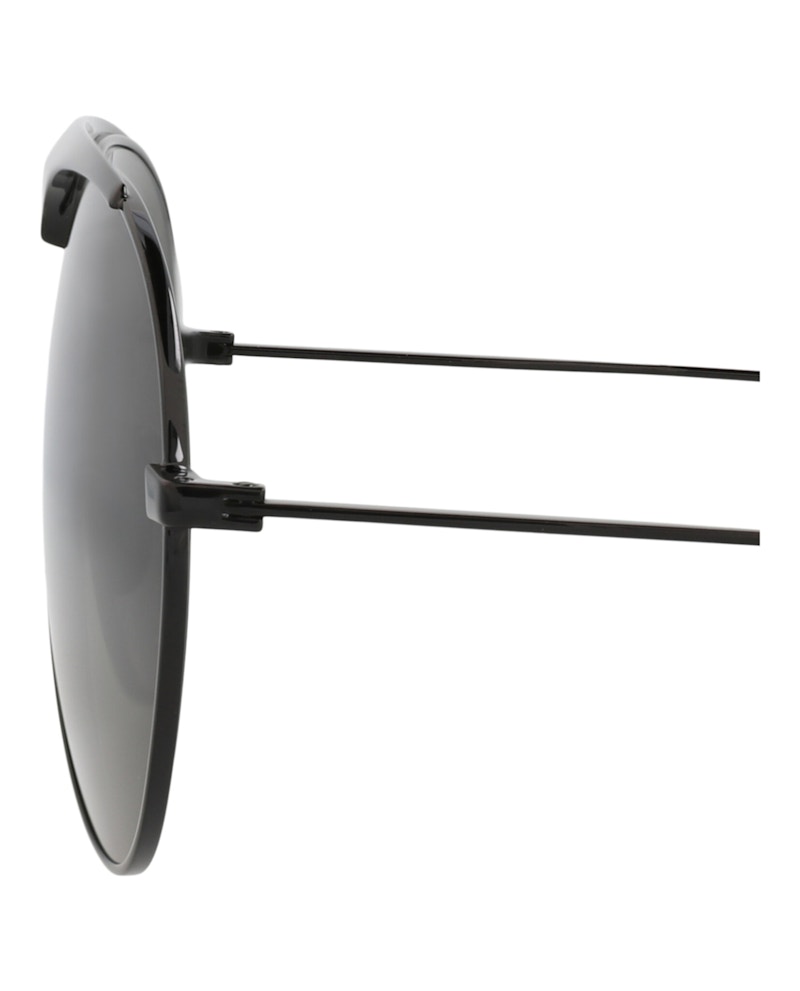 Gucci Aviator-Frame Metal Sunglasses Black Black Grey (GG0908S-30010529-004)