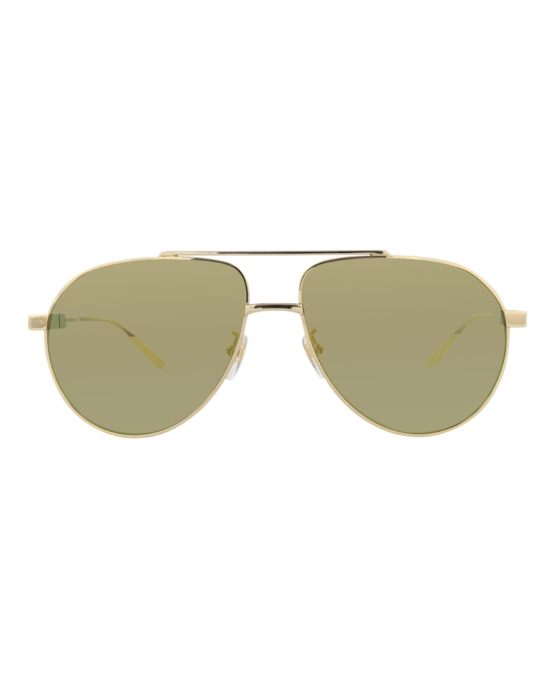 Gucci Aviator-Frame Metal Sunglasses Gold Gold Yellow (GG1311S-30013897-002)