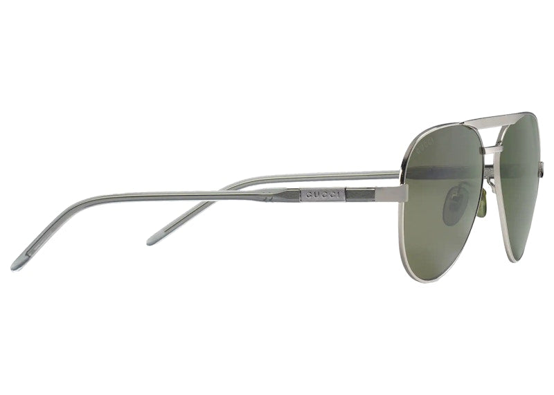 Gucci Aviator Frame Sunglasses Silver (691379 I3330 8130)