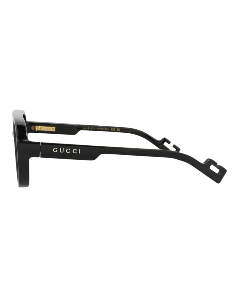 Gucci Aviator Sunglasses Black/Black/Silver (GG1239S-30013509-002)