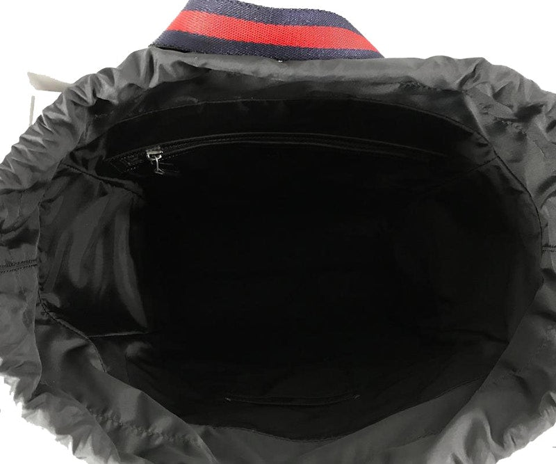 Gucci Snake Embossed Backpack,Drawstring Web Detail Black/Blue/Green/Red