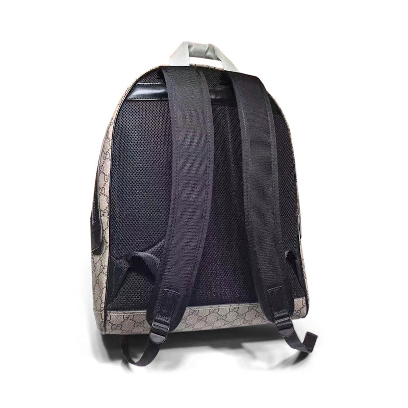 Gucci GG Supreme Angry Cat Backpack Monogram GG Embroidered Cat Beige/Black/Multicolor