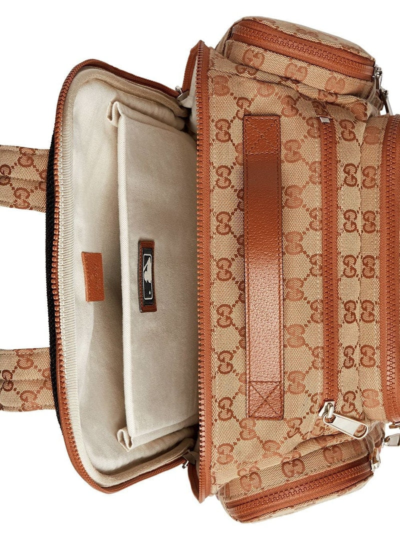 Gucci Backpack LA Dodgers Patch Large Brick Red/Beige