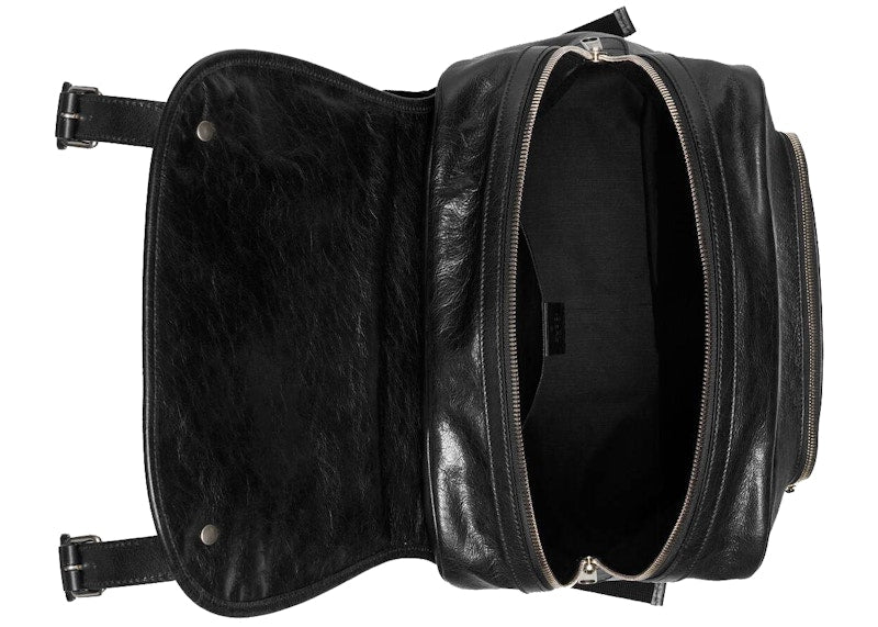 Gucci Backpack Soft Leather Medium Black