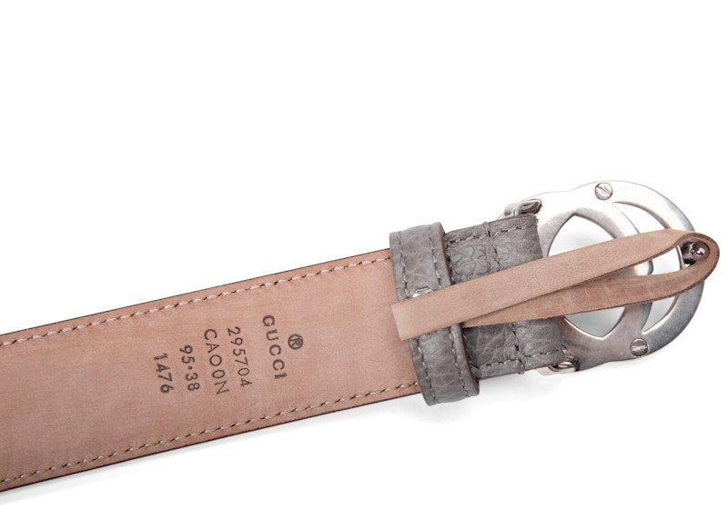 Gucci Belt 1.25 Width Grey