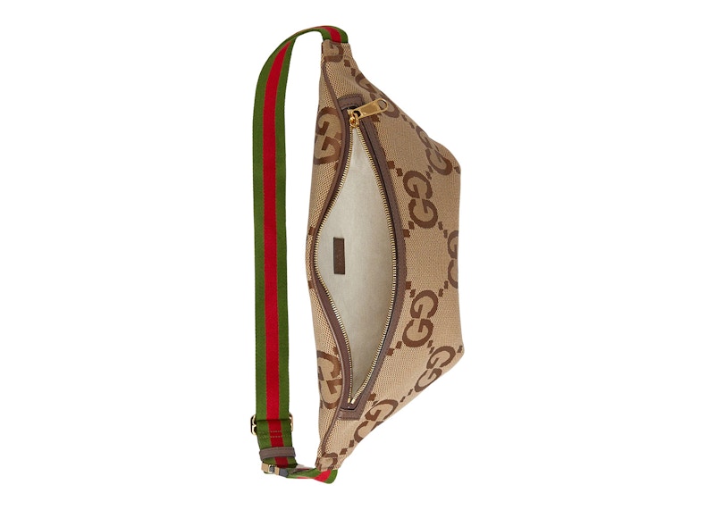 Gucci Belt Bag Jumbo GG Camel/Ebony