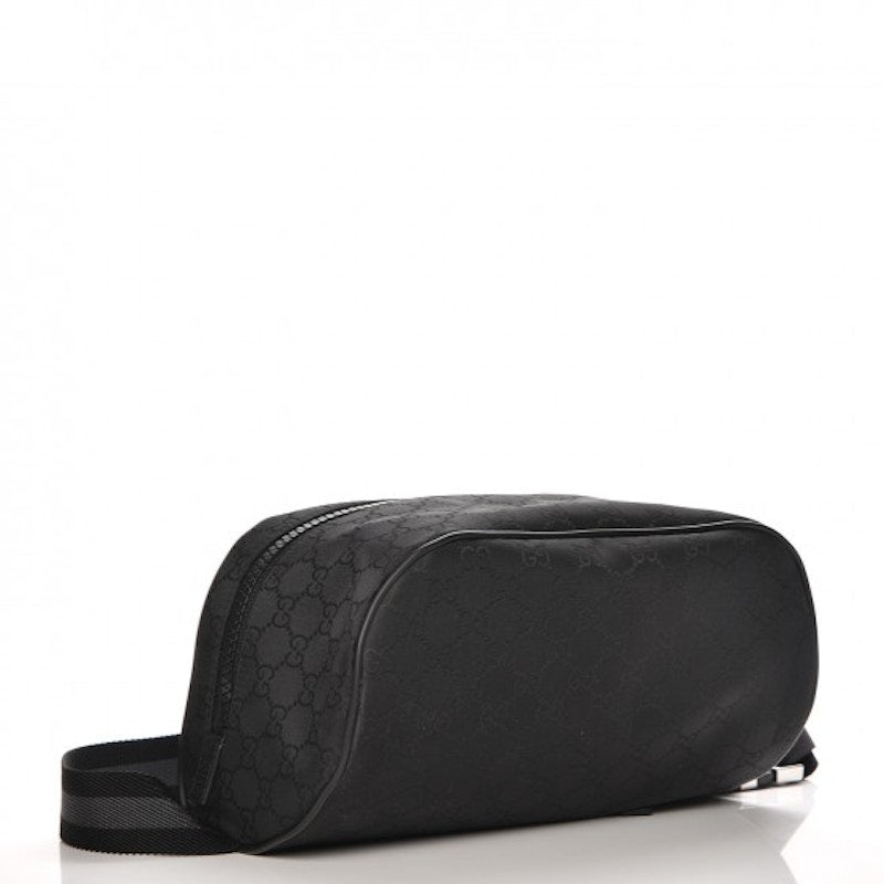 Gucci Fanny Pack Belt Bag Monogram GG Black