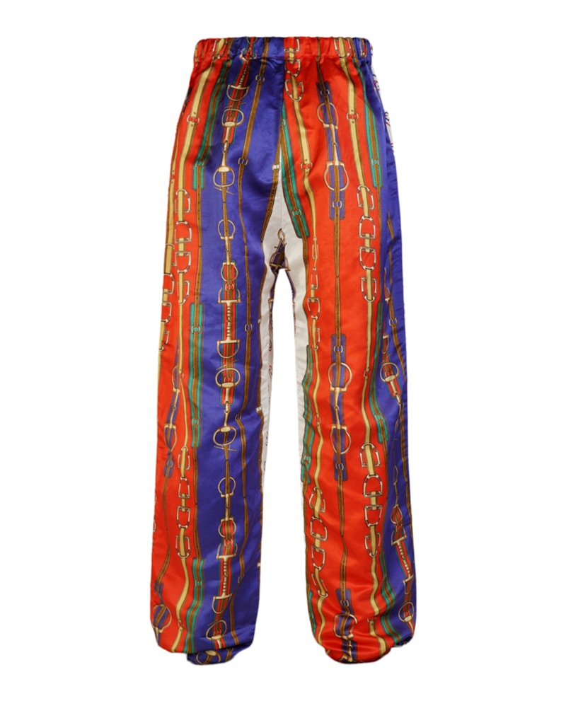 Gucci Bi-Material Jogging Pants Ivory/Red