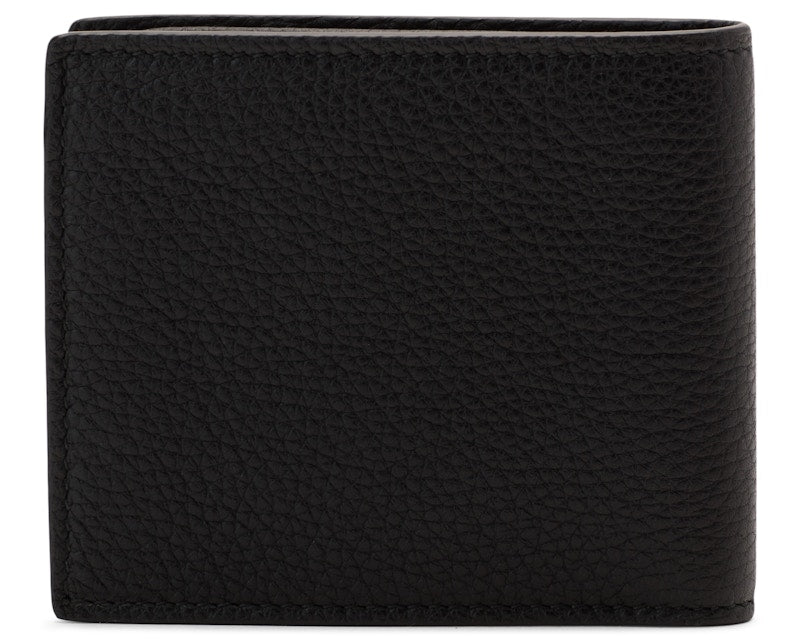 Gucci Print Bifold Wallet Leather (8 Card Slots) Black