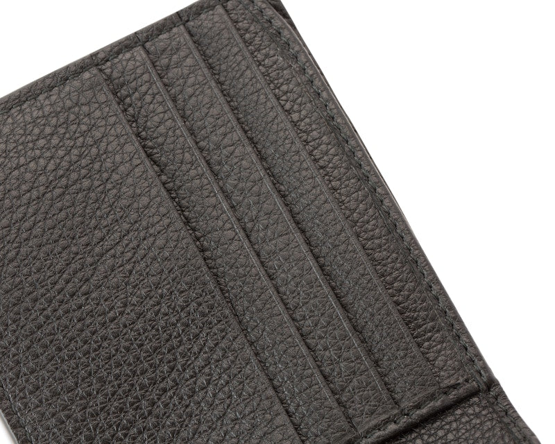 Gucci Print Bifold Wallet Leather (8 Card Slots) Black