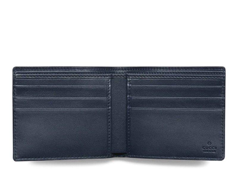Gucci Bifold Wallet MicroGuccissima Blue