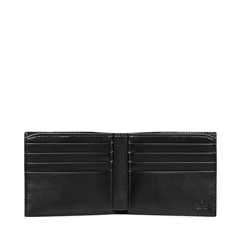 Gucci Bifold Wallet Signature Web (8 Card Slots) Black