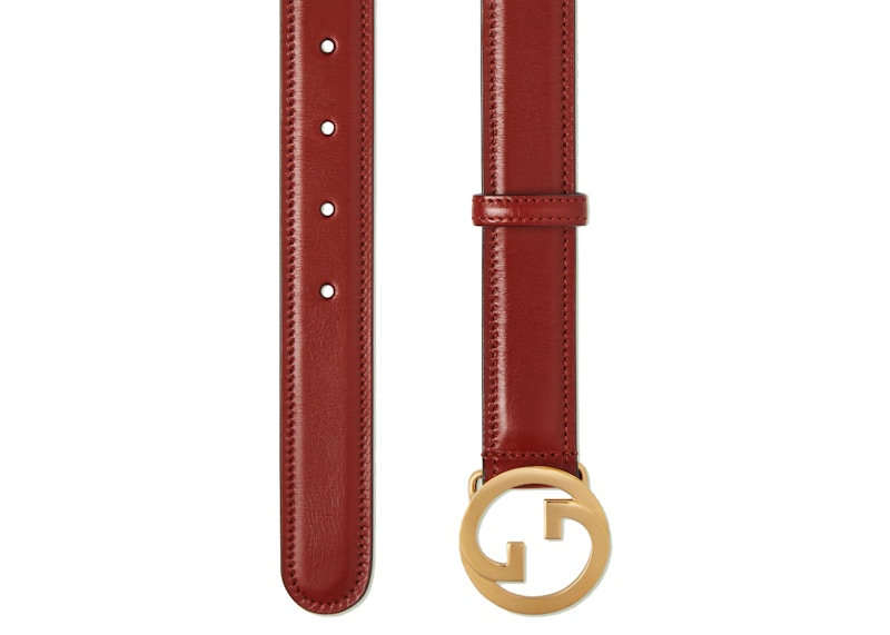 Gucci Blondie Belt Ruby Red
