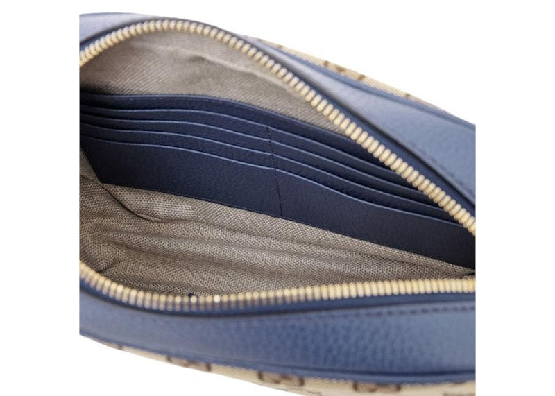 Gucci Bree Camera Bag GG Supreme Blue/Beige
