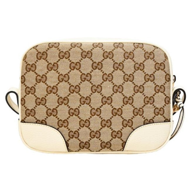 Gucci Bree GG Crossbody Bag Guccissima Beige/White