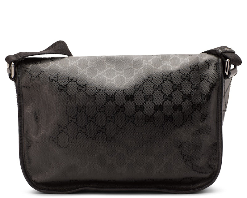 Gucci Buckle Messenger GG Imprime Black