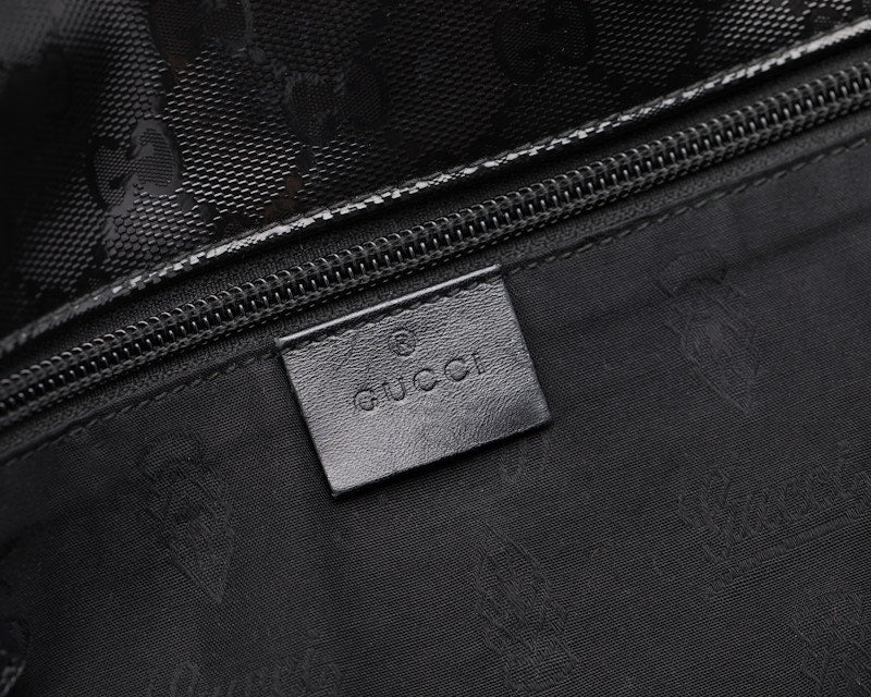 Gucci Buckle Messenger GG Imprime Black